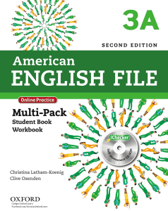 American English File 3A y WB multipack