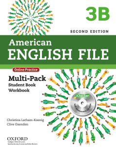 American English File 3B y WB multipack