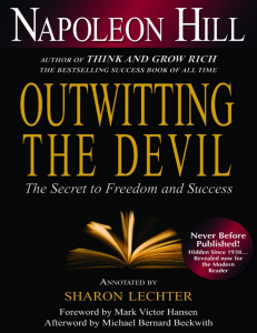 Outwitting the Devil by Napoleon Hill @BooksBunch