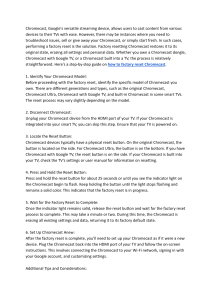 Mastering the Reset  A Comprehensive Guide on How to Factory Reset Chromecast