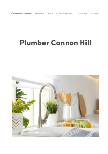 Plumber Cannon Hill