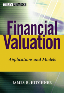 Financial Valuation-Applications  26 Models
