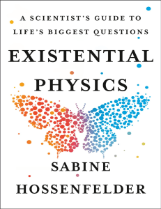 Existential Physics - Sabine Hossenfelder 19937