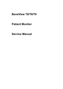 Beneview T8 - Manual de Servicio