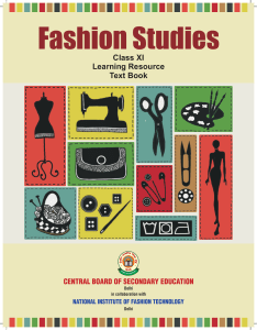 13 Fashion Studies Textbook XI