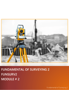 Fundamental Surveying Module 2