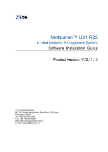 pdfcoffee.com netnumen-u31-unified-element-management-system-software-installation-guide-pdf-free