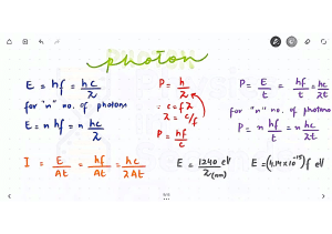 Formula Sheet (Modern Physics)