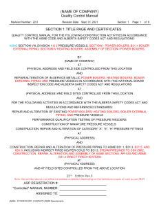 ASME-Sample Manual Edition 22 ABSA