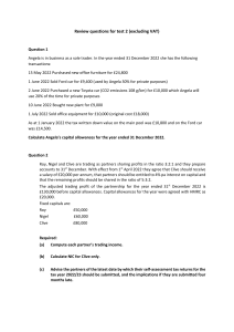 T2 Practice  Questions without VAT