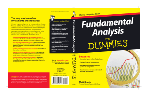 Fundamental Analysis for Dummies