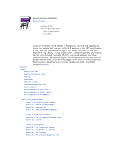 O'Reilly - JavaServer Pages, 3rd Edition - Hans Bergsten