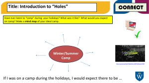 Holes Lesson 1 (ELL)