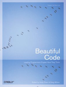 Beautiful Code