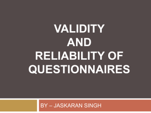 304566686-Validity-and-Reliability-of-Questionnaires