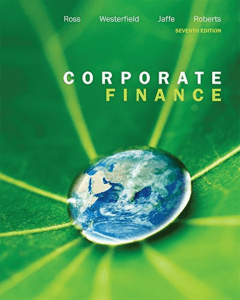 Corporate Finance 7th Canadian Edition by Ross