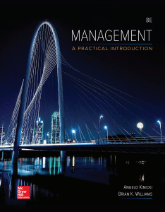Management - A Practical Introduction