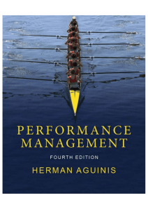 Performance Management -- Herman Aguinis -- 4th, 2019 -- Chicago Business Press