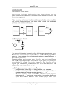 Teorema Thevenin, Norton, Millman: Analisis Rangkaian Listrik