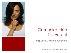 COMUNICACION NO VERBAL