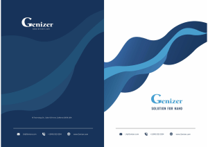 Genizer Brochure - ENG
