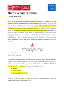 Macy's a giant in trouble case study