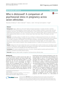 Robinson et al. Who is distressed?