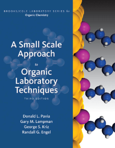 [Brooks Cole laboratory series for organic chemistry] Pavia, Donald L Lampman, Gary M Kriz, George S Engel, Randall - A small-scale approach to organic laboratory techniques (2010 2011, Brooks Cole, Cengage Learning)