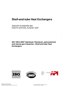 API STD 660 2007 Shell and tube Heat Exc