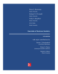 Essentials of Business Statistics, 5th Edition