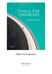 Ethics for Engineers - Martin Peterson - Ethics for Engineers-Oxford University Press (2019)