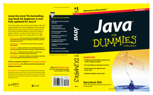 Java for Dummies (6th ed.)