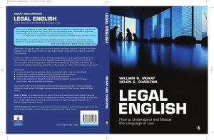 a.legal english