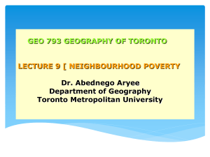 Lecture 9 Neighbourhood Poverty1