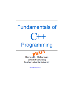 Fundamentals of Programming C++ (Richard L. Halterman) (Z-Library)