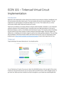 ECEN 101 Tinkercad