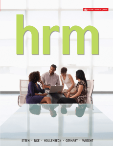 Gerhart, Barry A.  Hollenbeck, John R.  Noe, Raymond A.  Steen, Sandra L.  Wright, Patrick M - Human resource management-McGraw-Hill Education (2016)