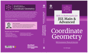 Arihant Skills in Mathematics for JEE Coordinate Geometry
