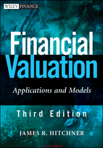 Financial Valuation- - Website Applications and Models- 3rd Edition