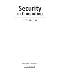 Security in Computing, 5th Edition