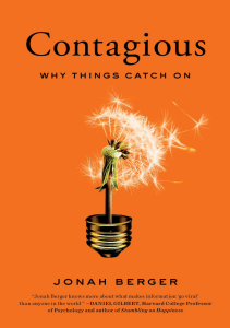 Kotobati - Contagious - Why Things Catch On by Jonah Berger