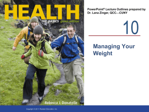 Weight management (L3)