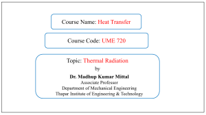 L9-Thermal radiation