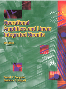 Robert F. Coughlin  Frederick F. Driscoll - Operational Amplifiers and Linear Integrated Circuits-Pearson (2000)