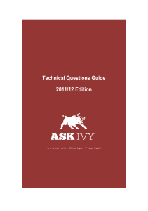 Ask IVY IB Technical Interview Prep