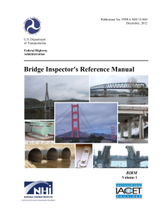 Bridge Inspector's Reference Manual - VOL 1