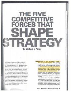 Porter The five competitive forces that shape strategy