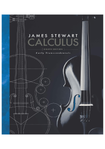 Calculus Early Transcendentals 8th Edition by James Stewart