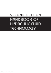 HANDBOOK OF HYDRAULIC FLUID TECHNOLOGY