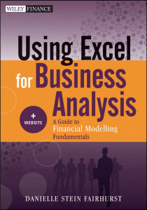 using excel for business analysis